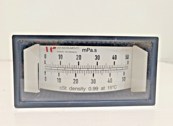 VAF INSTRUMENT MPA.S CST DENSITY 0.99 AT 15'C NEW