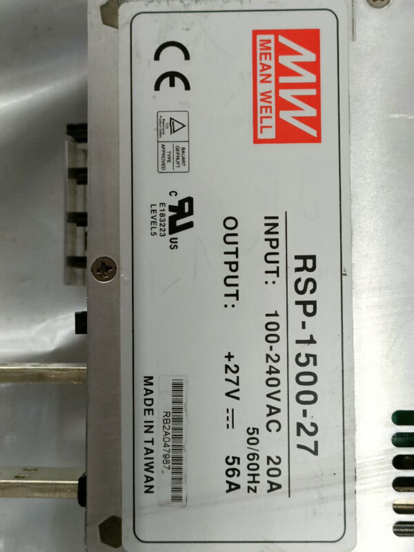 MW Mean Well RSP-1500-27 AC to DC Power Supply Single Output 27V , 56A #FAST SHI - Image 4