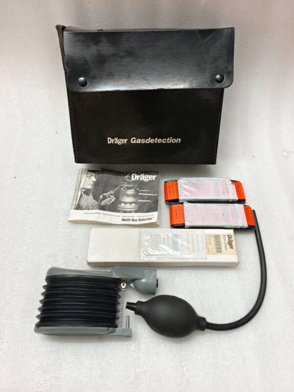 Vintage DRAGER Multi Gas Detector Pump Kit Modell 31 V-100 CM3 Tuv 12 RgG 017