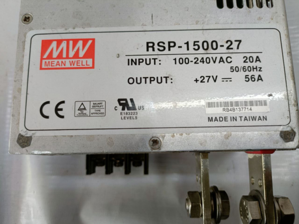 MW Mean Well RSP-1500-27 AC to DC Power Supply Single Output 27V , 56A #FAST SHI - Image 3