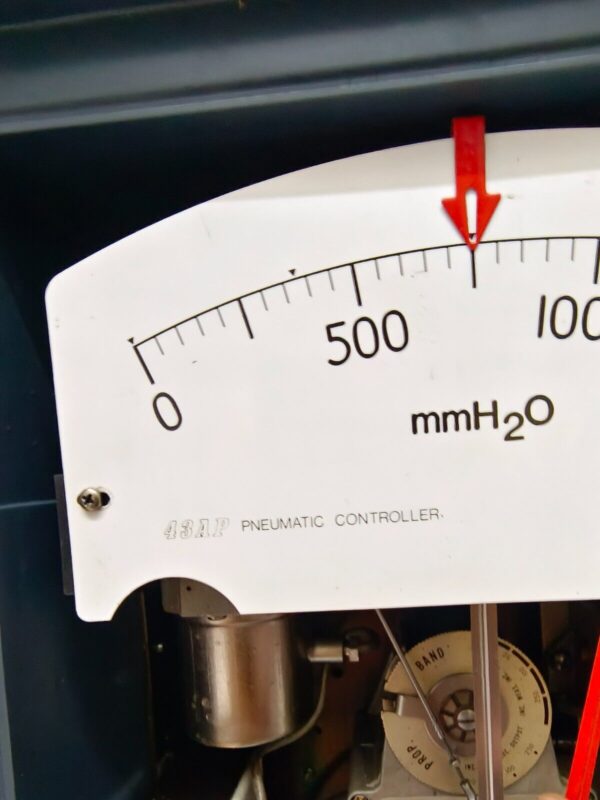 43AP-PA42C/PC Foxboro Pneumatic Indicating Controller PC PIC 1 0-1500 MMH2O - Image 8