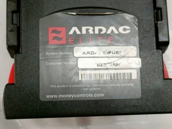 ARDAC ELITE BILL ACCEPTOR HEAD FRAME CASH CAN & BEZEL SUB 8699 REV 6.20 - Image 5