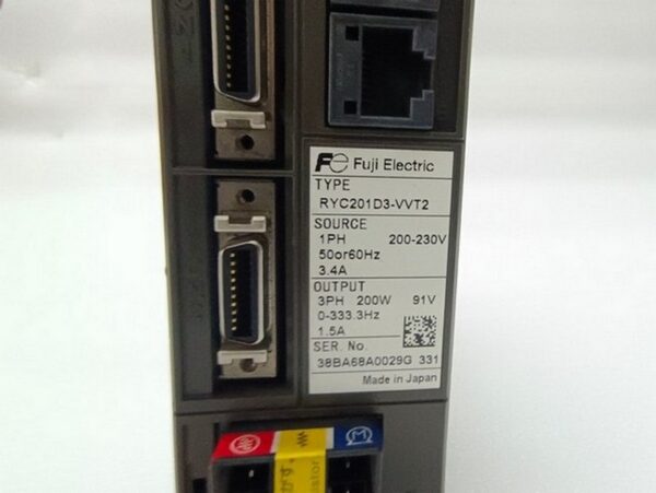 FUJI Electric RYC201D3-VVT2 Servo Drive 3 hp - Image 2