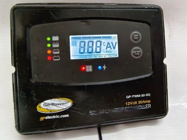 OEM GO POWER DIGITAL SOLAR CHARGE CONTROLLER GP-PWM-30-SQ 30 AMP 30A - Image 3