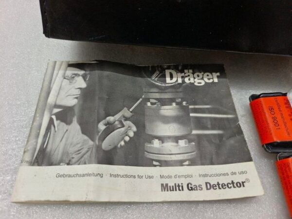 Vintage DRAGER Multi Gas Detector Pump Kit Modell 31 V-100 CM3 Tuv 12 RgG 017