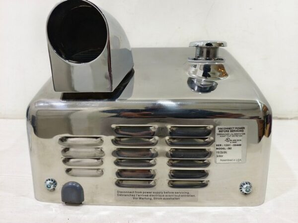 World Dryer DA5-972 AU BRIGHT SS Hand Dryer Push Button Finish - Image 5