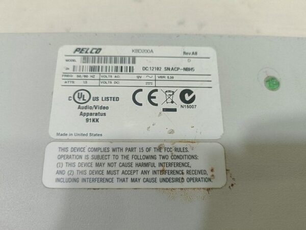 Pelco Kbd200A Universal Camera Keyboard Controller - Image 5