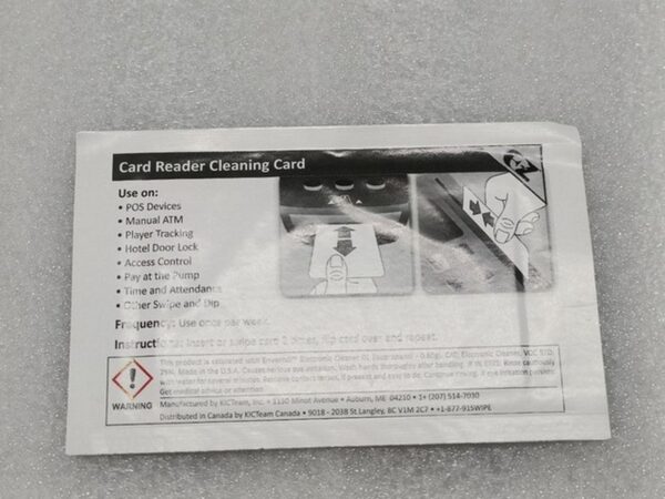 KICTeam Card Reader Cleaning Cards, CR80, K2-H80B50 -50 Cards - Image 4