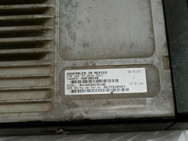 Motorola GTX Model M11UGD6CB1AN Radio HUF3033B - Image 5