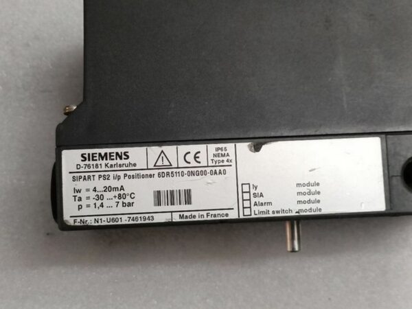 Siemens Sipart ps2 hart positioner 6dr5110-0ng00-0aa0 - Image 6