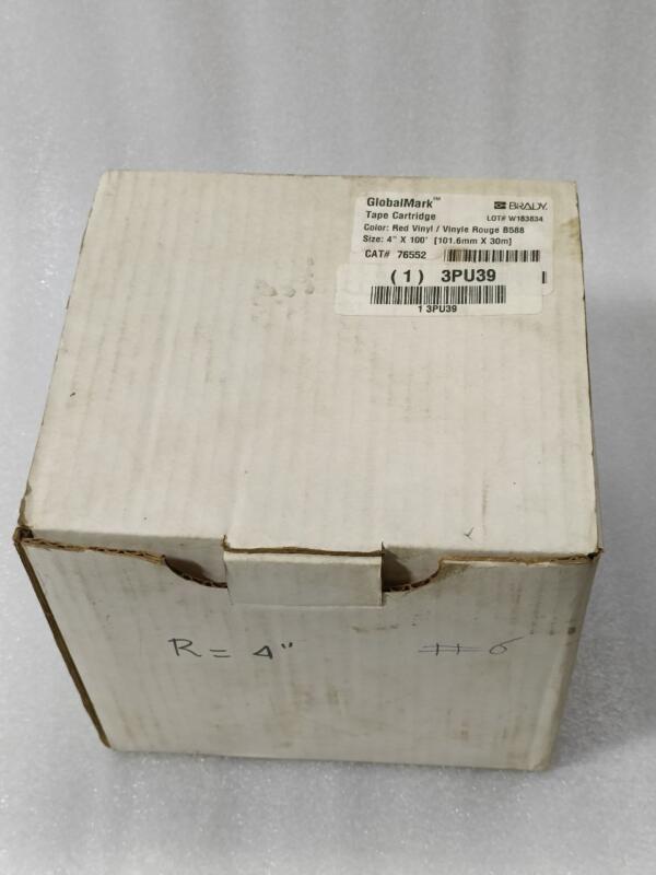 Brady 76552 4 Inch x 100 Foot Red Vinyl Label B588 GLOBALMARK - Image 4