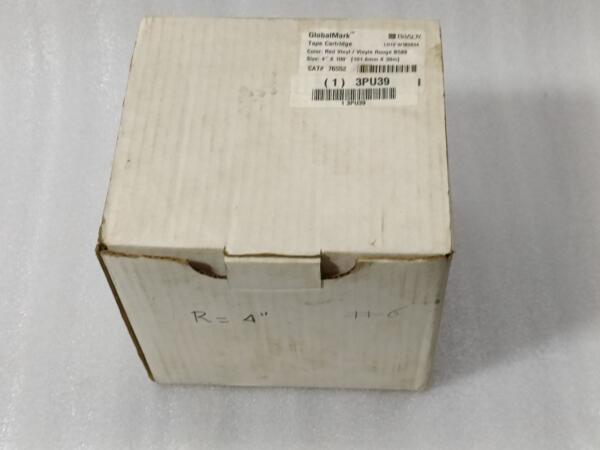 Brady 76552 4 Inch x 100 Foot Red Vinyl Label B588 GLOBALMARK - Image 6