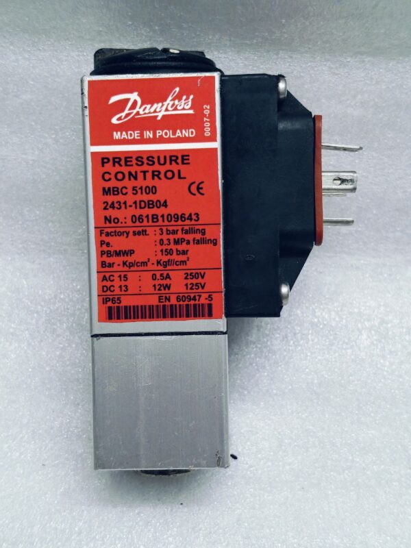 Danfoss MBC 5100 Pressure Switch 150 Bar 2431 -1DB04 FAST SHIP