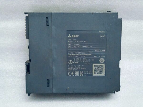 Mitsubishi Q03UDVCPU PLC CPU Unit Q-Series 0.58A 5VDC 27177
