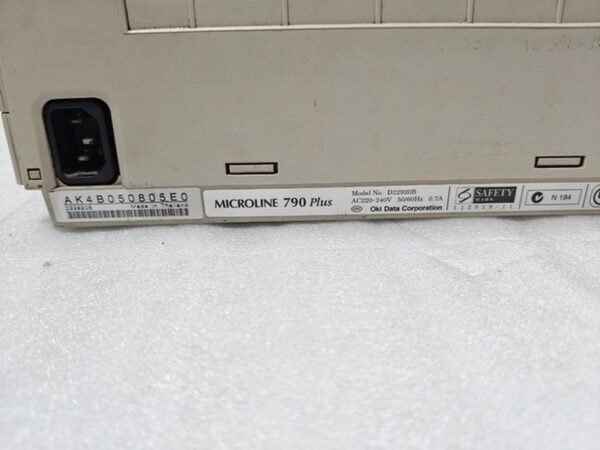 OKI Microline 790 Plus 24 Pin Dot Matrix Printer #3 AC 240V AK4B050805E0 - Image 5