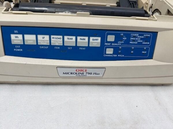 OKI Microline 790 Plus 24 Pin Dot Matrix Printer #3 AC 240V AK4B050805E0 - Image 9