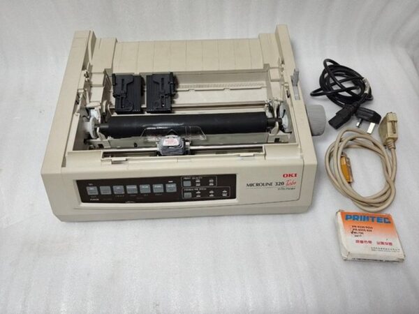 Oki MICROLINE 320 (62411601) Turbo 9 Pin Dot Matrix Printer - White 5C1065889 #4 - Image 4