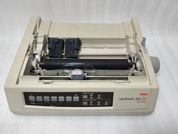 Oki MICROLINE 320 (62411601) Turbo 9 Pin Dot Matrix Printer - White 5C1065889 #4 - Image 5