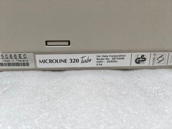 Oki MICROLINE 320 (62411601) Turbo 9 Pin Dot Matrix Printer - White 5C1065889 #4 - Image 17