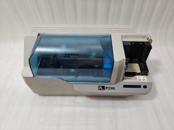 #1 Zebra P330I High Speed Single Side ID Card Color Thermal Printer Power Tested - Image 2
