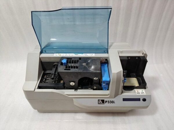 #1 Zebra P330I High Speed Single Side ID Card Color Thermal Printer Power Tested - Image 11