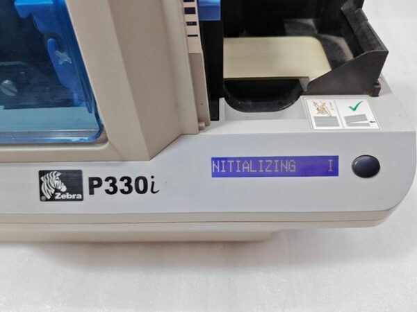 #1 Zebra P330I High Speed Single Side ID Card Color Thermal Printer Power Tested - Image 7