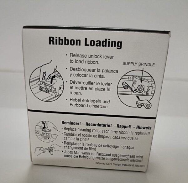 800015-101 Black Ribbon for Zebra P330i P420i P430i Card Printers 1000 Prints FA - Image 9