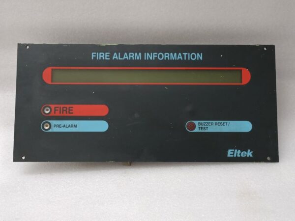 AS ELTEK FIRE ALARAM DISPLAYENHET ER 10 ENGELSK P/N 234112 VER. 003 - Image 3