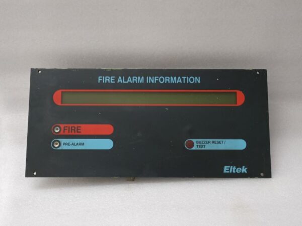 AS ELTEK FIRE ALARAM DISPLAYENHET ER 10 ENGELSK P/N 234112 VER. 003