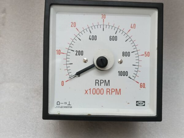 DEIF DQ96 C 0-6VDC METER 0-1000 kw IP52 - Image 2