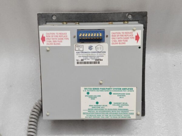 GAI-Tronics 701-302 Handset/Speaker Telecom Amplifier #10 - Image 2
