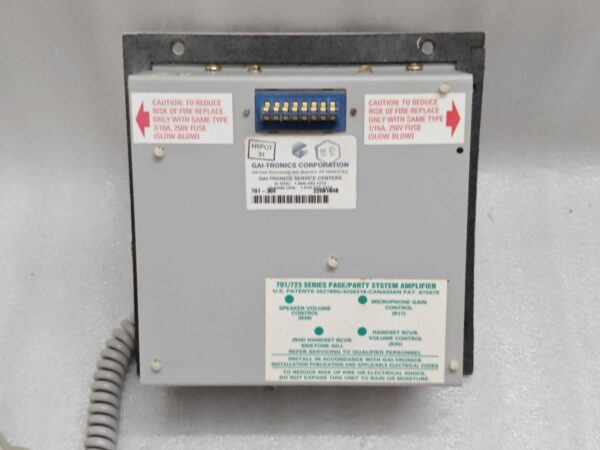 GAI-Tronics 701-302 Handset/Speaker Telecom Amplifier #10 - Image 8