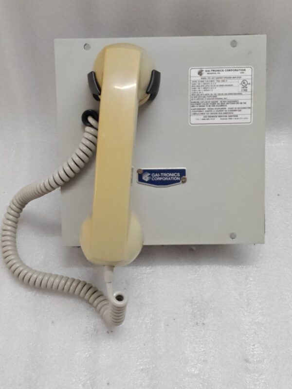 GAI-Tronics 701-302 Handset/Speaker Telecom Amplifier #12 - Image 2