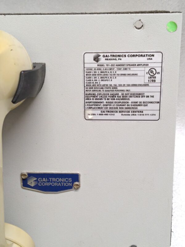 GAI-Tronics 701-302 Handset/Speaker Telecom Amplifier #16 - Image 4