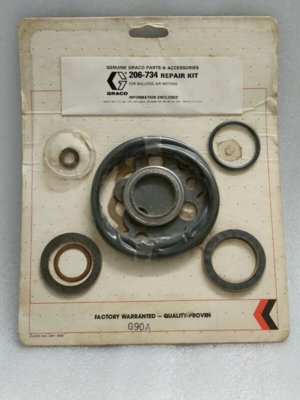 Graco 206-734, Repair kit for Bulldog air motor - some part missing - Image 4