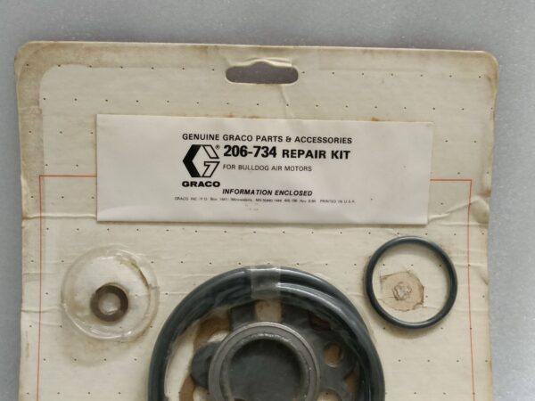 Graco 206-734, Repair kit for Bulldog air motor - some part missing - Image 5