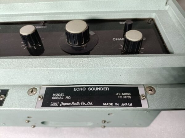 JRC JFE-570S Echo Sounder 570SB SR NO. HD 37735 JAPAN - Image 7