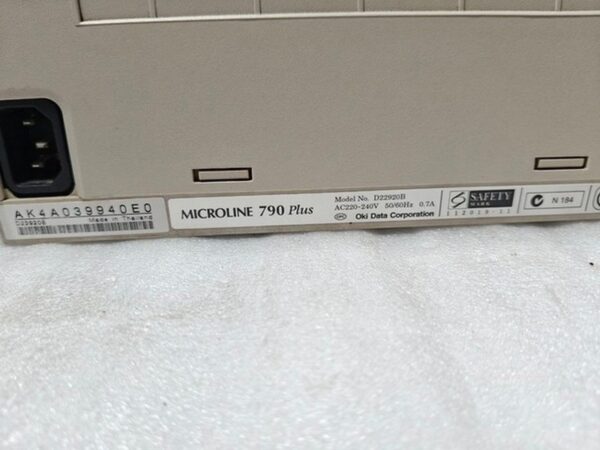 OKI Microline 790 Plus 24 Pin Dot Matrix Printer #2 AC 240V AK4B050805E0 - Image 12