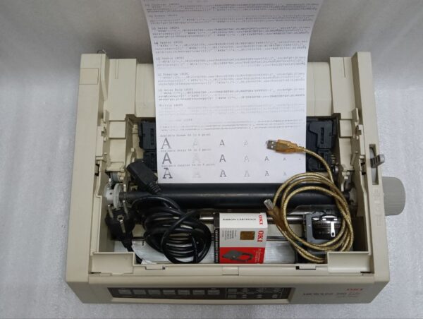 Oki MICROLINE 390 TURBO 24 pin Standard Dot Matrix Printer 220V #11 - Image 12