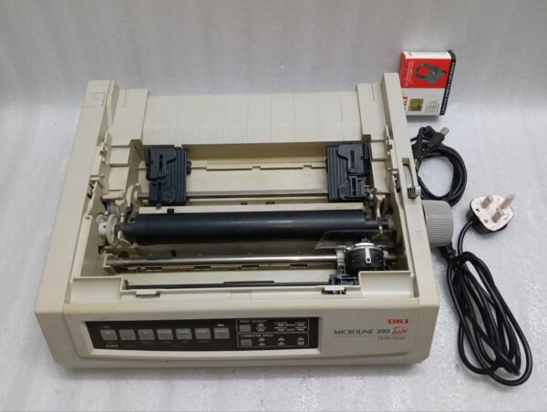 Oki MICROLINE 390 TURBO 24 pin Standard Dot Matrix Printer 220V #12 - Image 13
