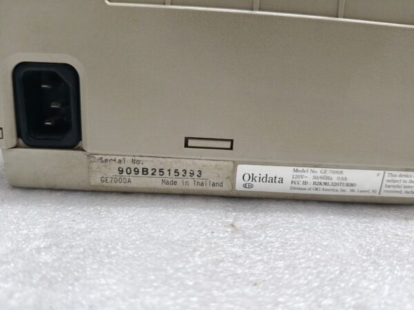 Oki MICROLINE 390 TURBO 24 pin Standard Dot Matrix Printer 220V #13 - Image 6