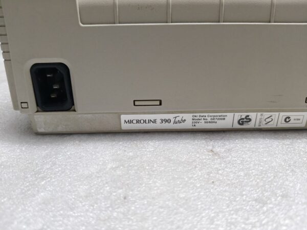 Oki MICROLINE 390 TURBO 24 pin Standard Dot Matrix Printer 220V #14 - Image 9