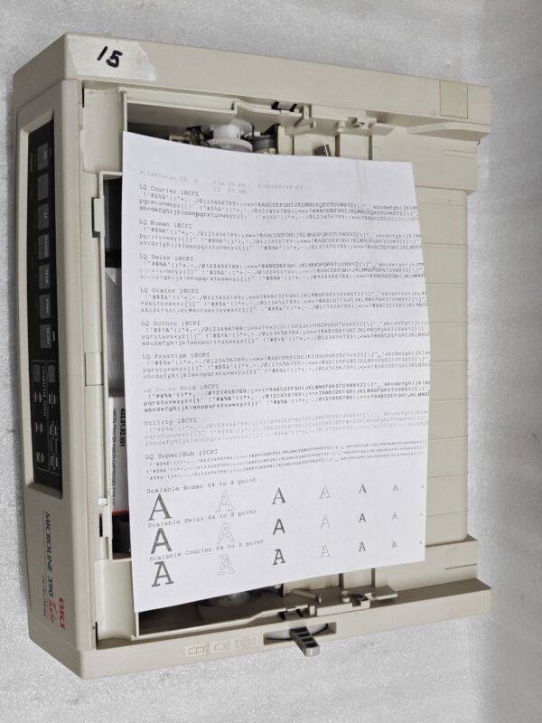 Oki MICROLINE 390 TURBO 24 pin Standard Dot Matrix Printer 220V #15 - Image 3