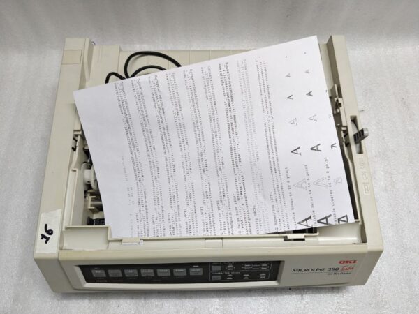 Oki MICROLINE 390 TURBO 24 pin Standard Dot Matrix Printer 220V #16 - Image 3
