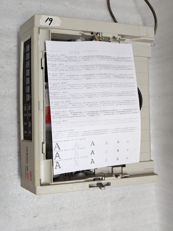 Oki MICROLINE 390 TURBO 24 pin Standard Dot Matrix Printer 220V #19 - Image 2