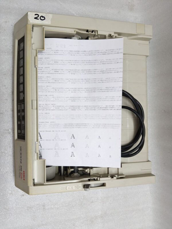 Oki MICROLINE 390 TURBO 24 pin Standard Dot Matrix Printer 220V #20 - Image 2