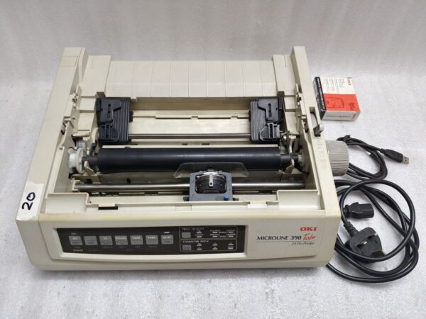 Oki MICROLINE 390 TURBO 24 pin Standard Dot Matrix Printer 220V #20