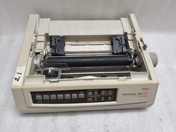 Oki MICROLINE 390 TURBO 24 pin Standard Dot Matrix Printer 220V #21 - Image 10