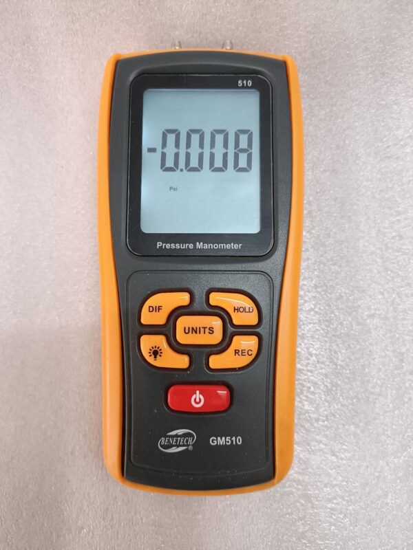 PRESSURE MANOMETER GM510 BENETECH - Image 2