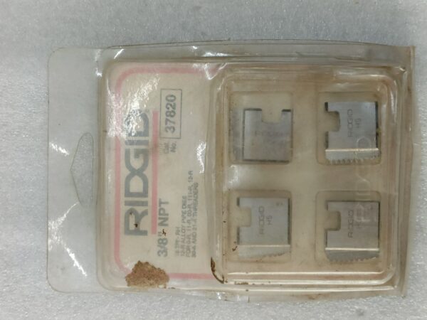 RIDGID 37830 Pipe Threading Dies 3/8 Npt Alloy Pipe Dies 37820 - Image 4